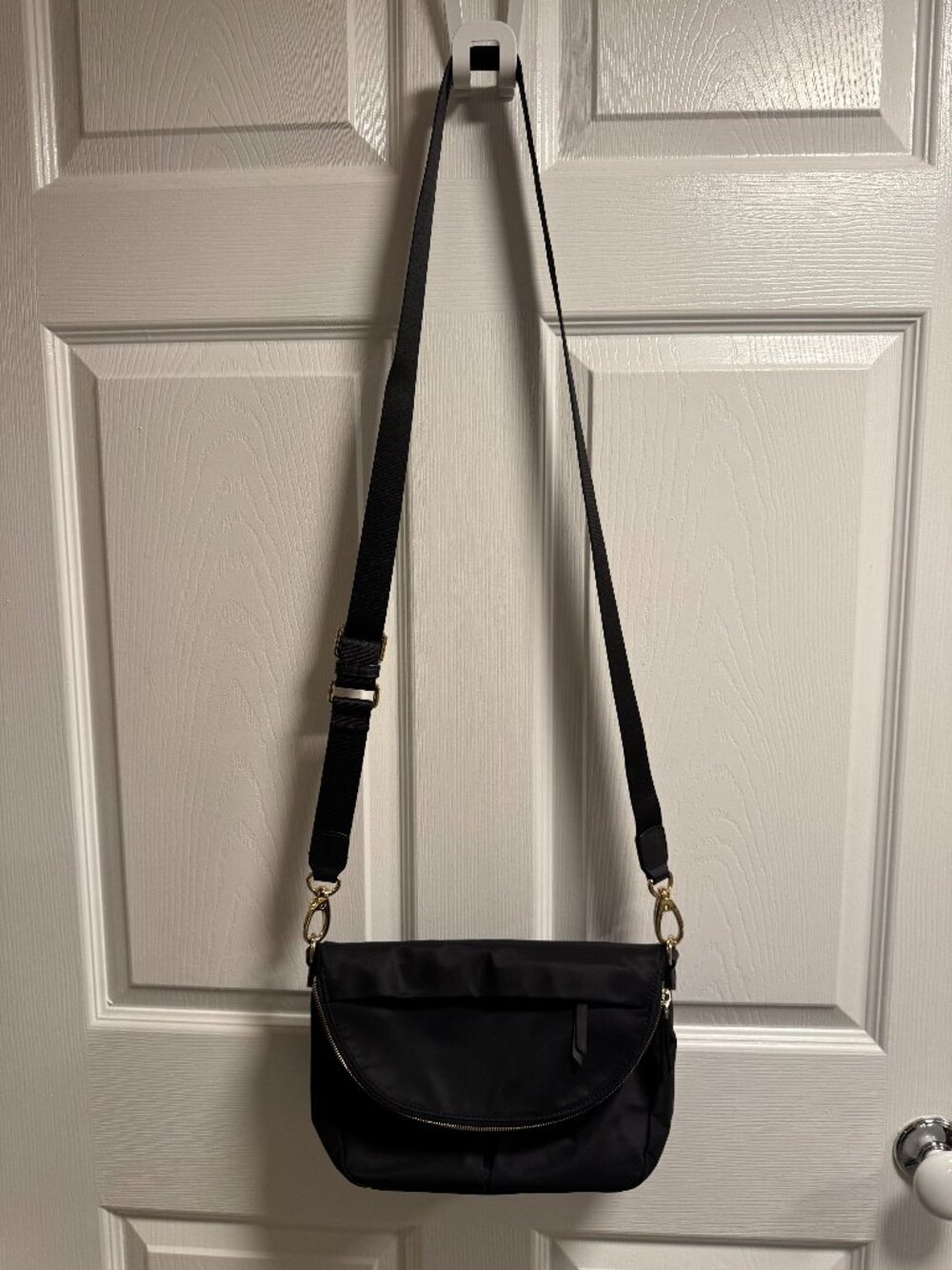 Quince Revive Black Nylon Crossbody – Lightweight, MZ Wallace Vibes